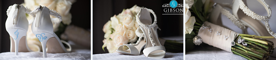 wedding shoes, flowers, details