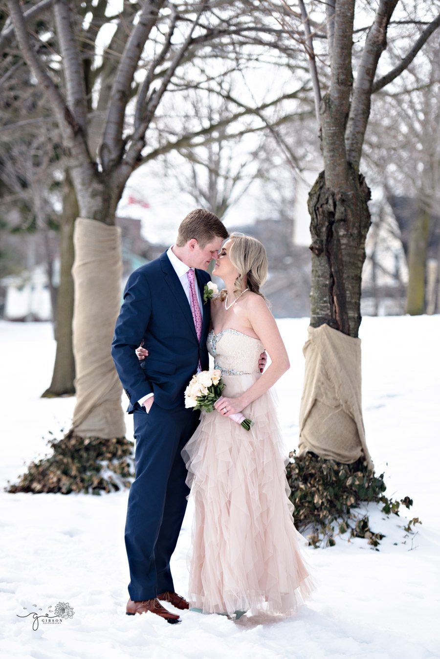winter wedding photography burlington ontario