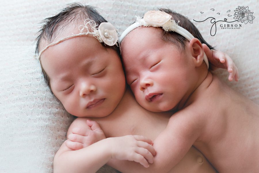 Twin Newborn Girls