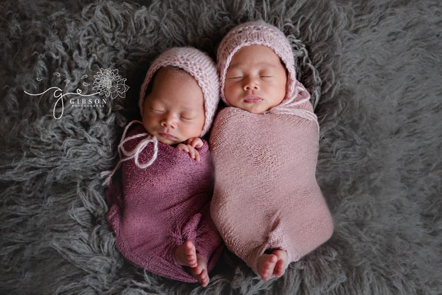 Twin Newborn Girls
