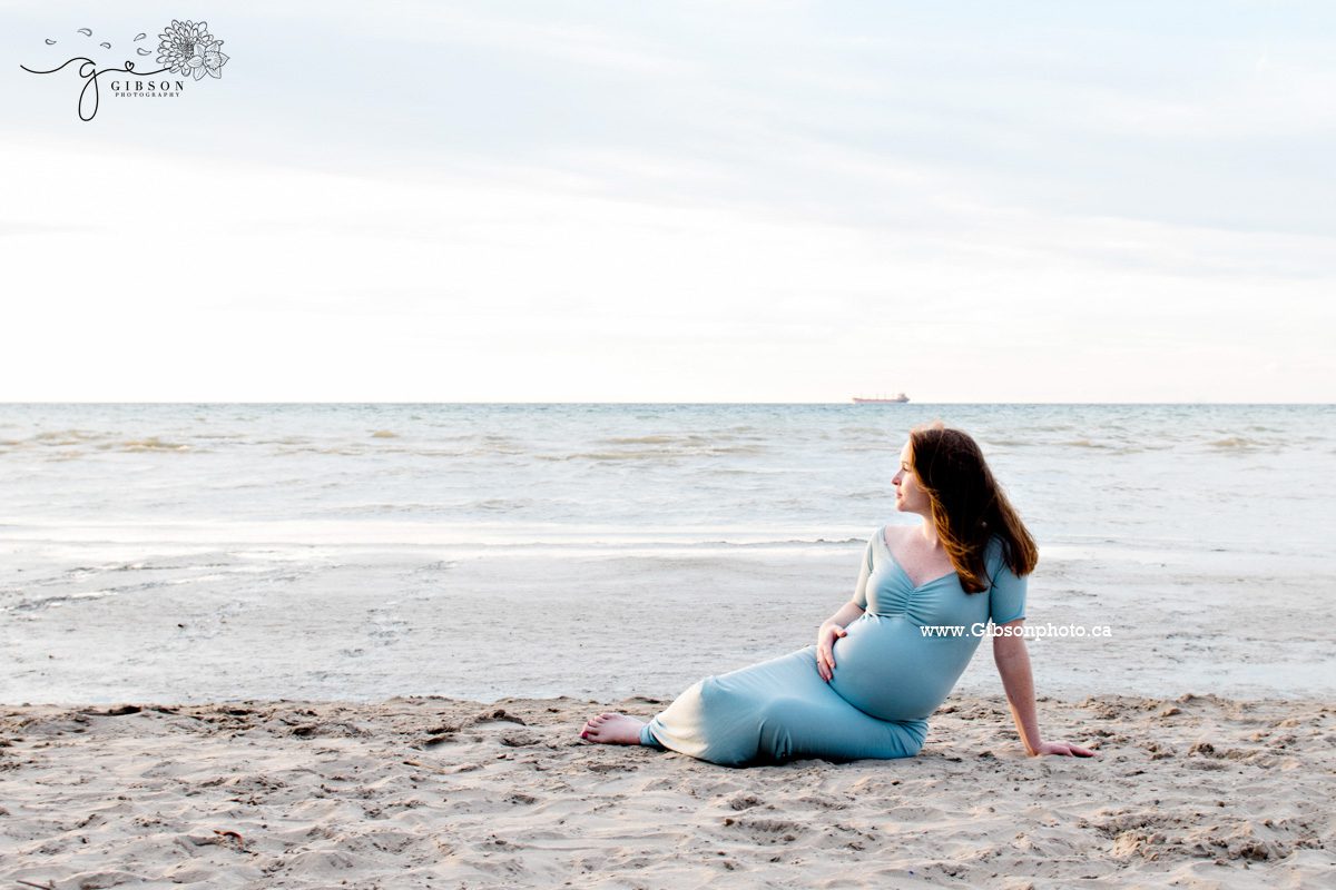 beach maternity photography 