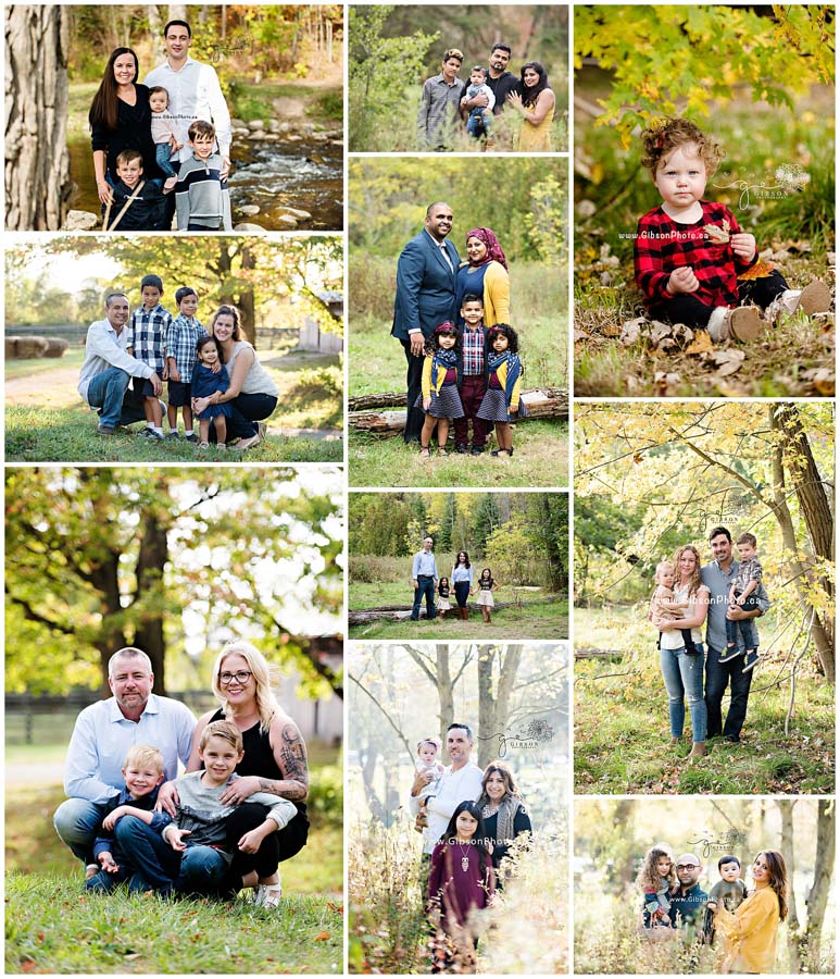 Fall Family photographer burlington