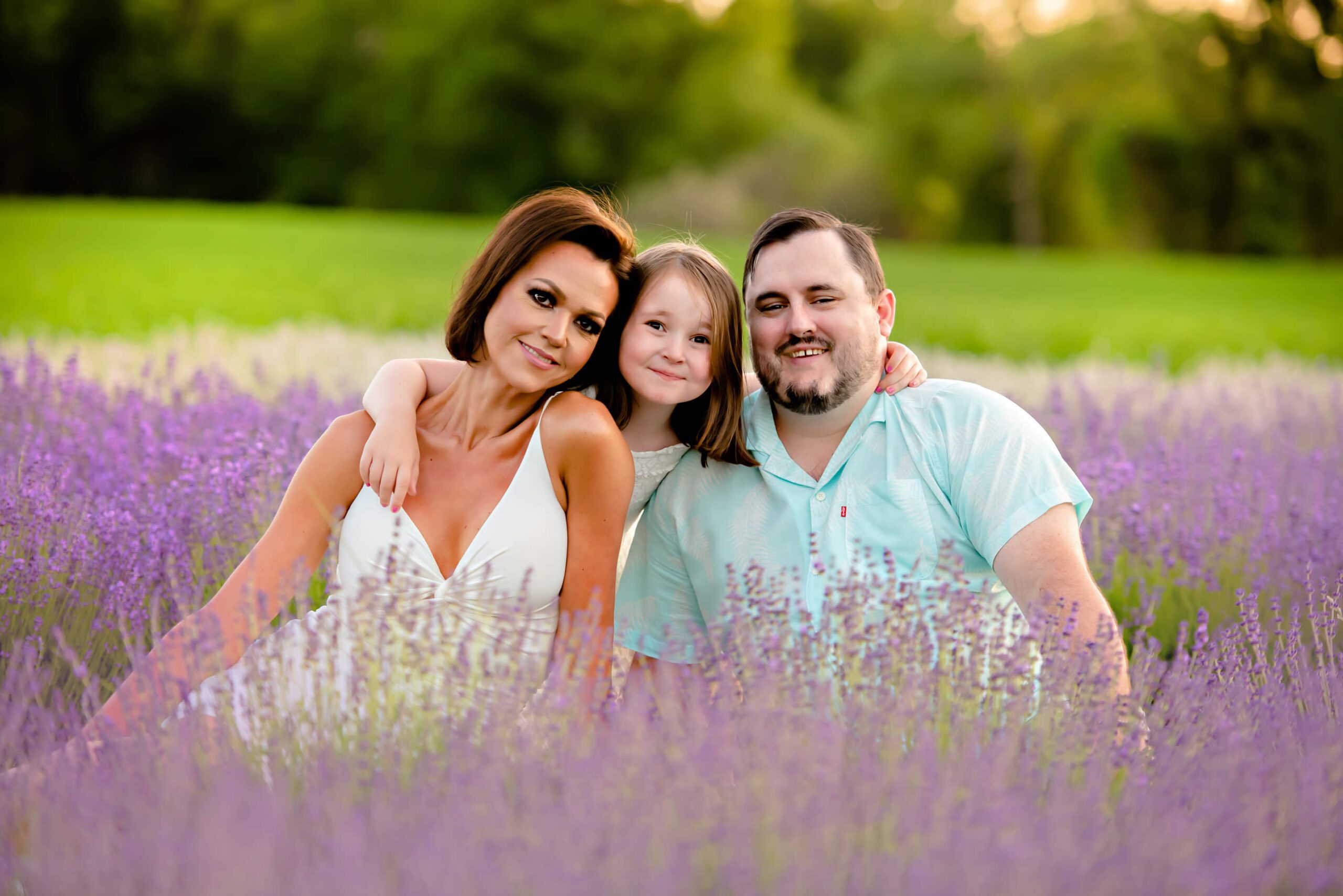 Family Photographer In Burlington Ontario In Lavender Field