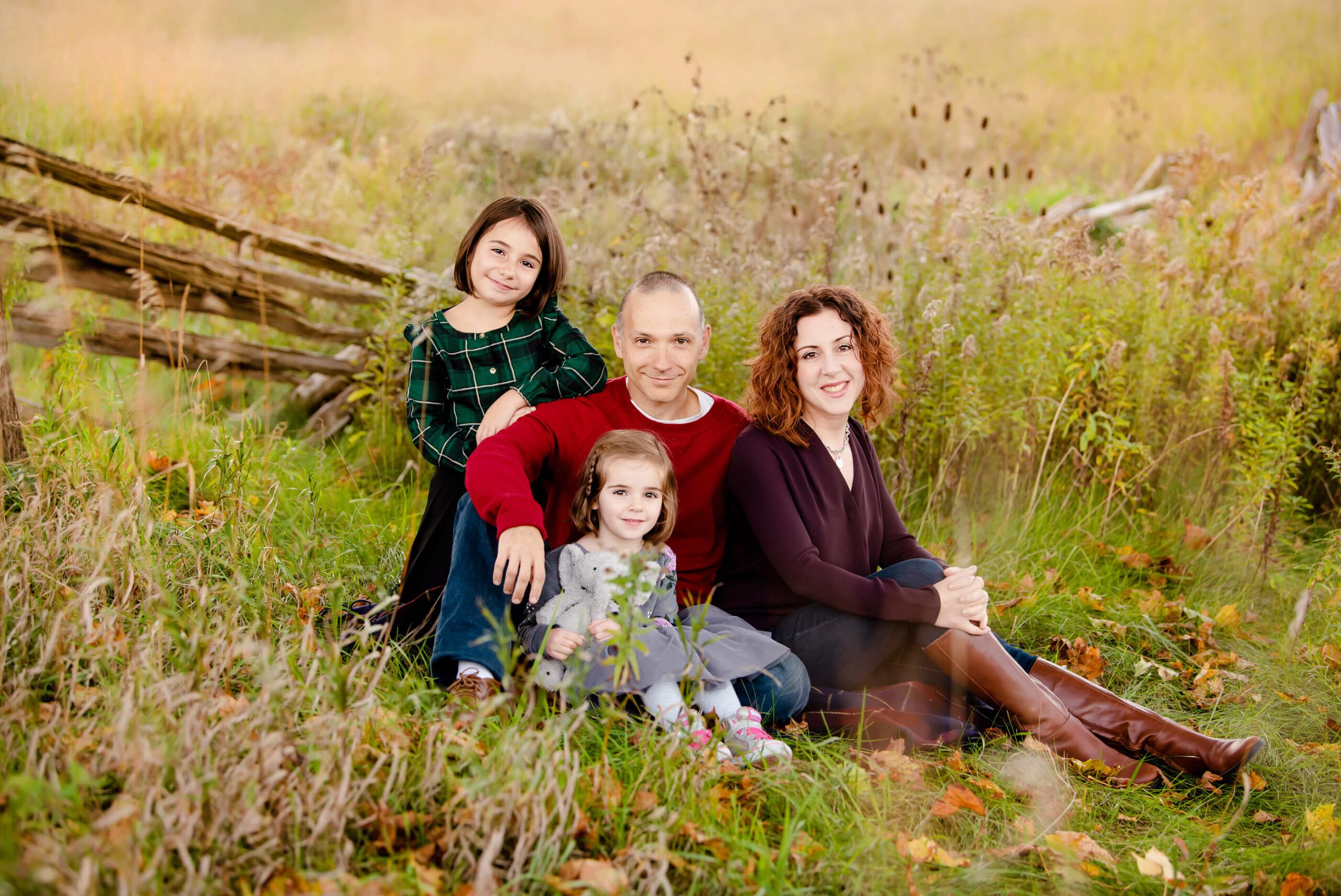 Family Fall Outdoor Session with Gibson Photography
