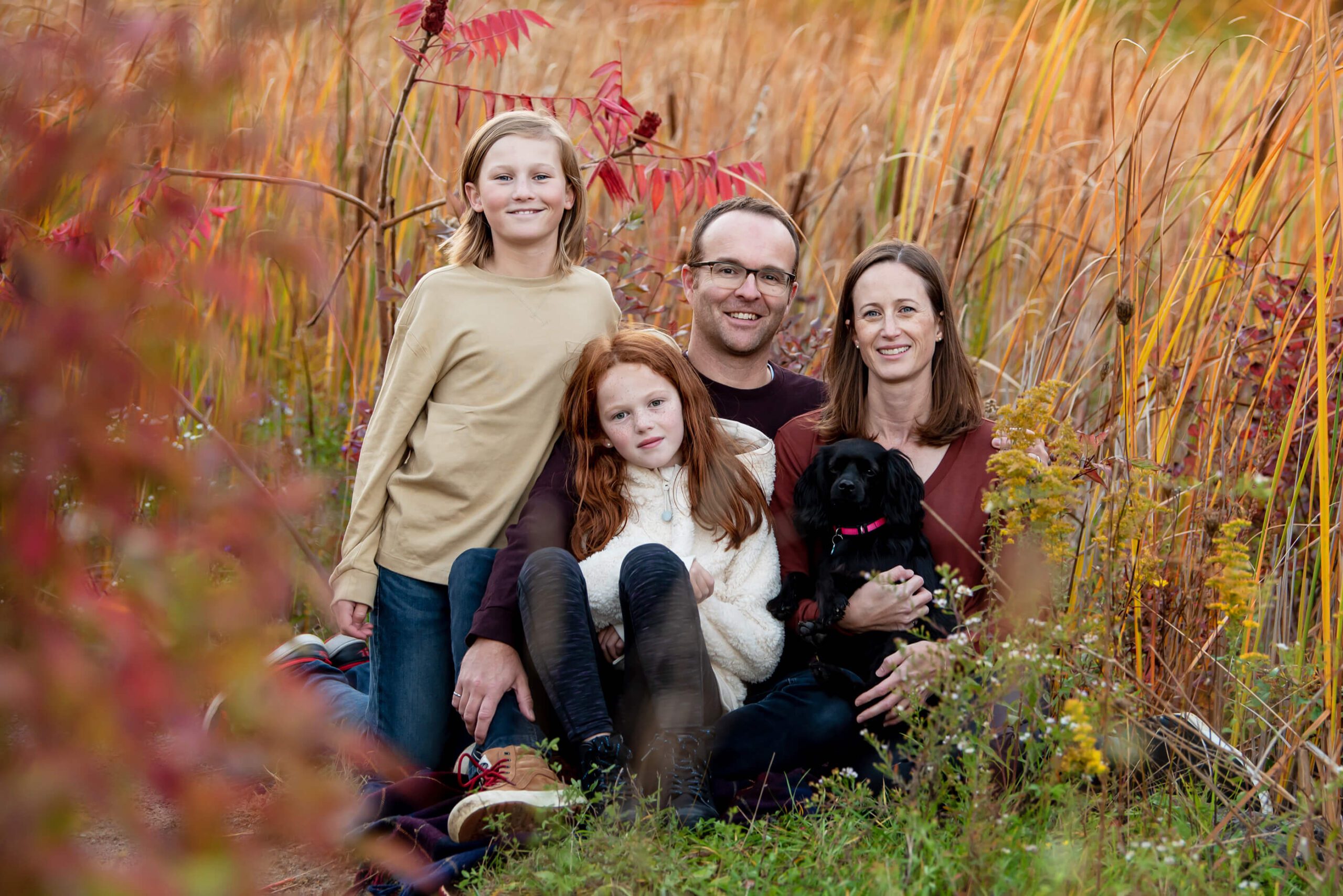 Toronto And Burlington Family Photographers Sunset Fall Session